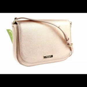 Kate Spade Large Carsen Rose Gold Handbag New